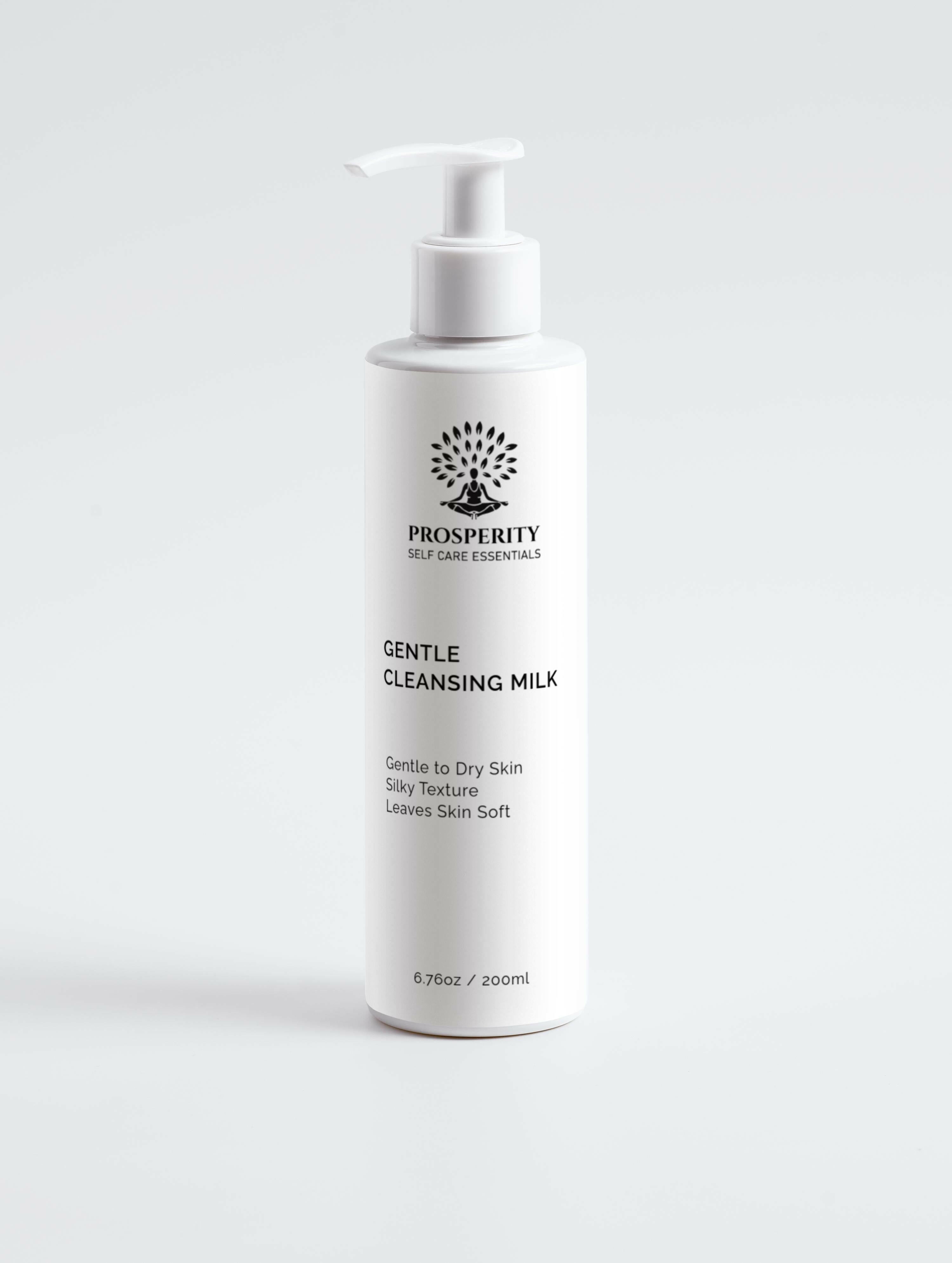 Creamy Vegan Cleansing Milk for Dry, Sensitive & Melanin‑Rich Skin.