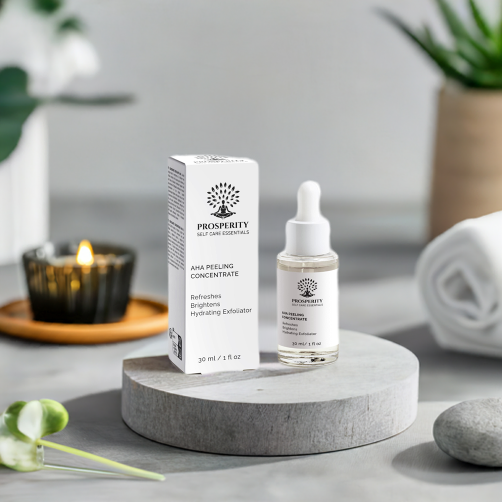 Gentle AHA Peeling Serum for Smooth, Radiant & Melanin‑Rich Skin.