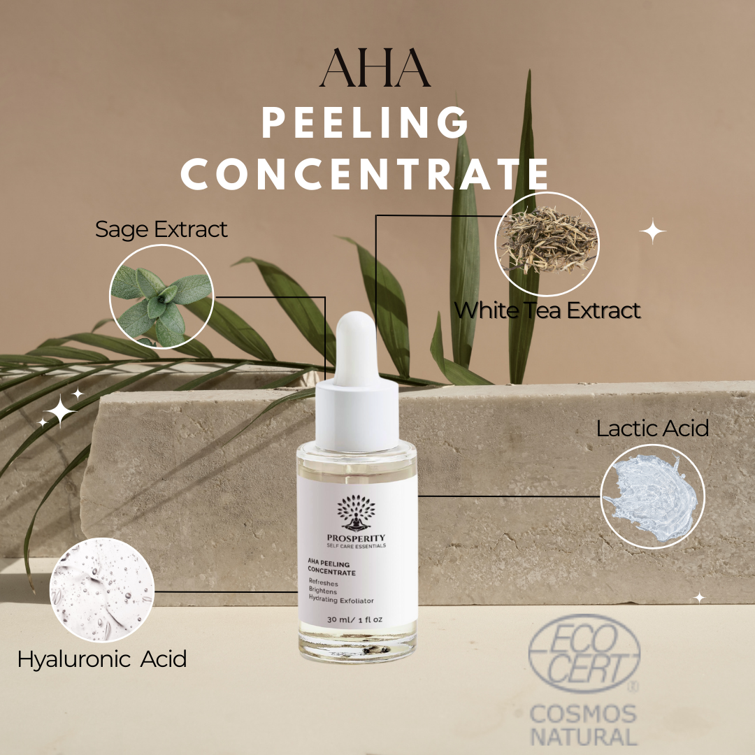 Gentle AHA Peeling Serum for Smooth, Radiant & Melanin‑Rich Skin.