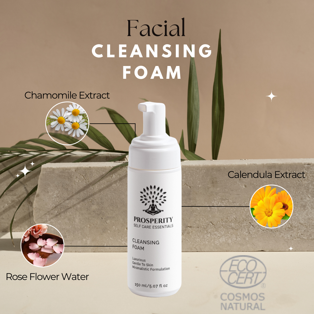 Vegan Foaming Face Wash for Oily, Sensitive & Melanin‑Rich Skin.