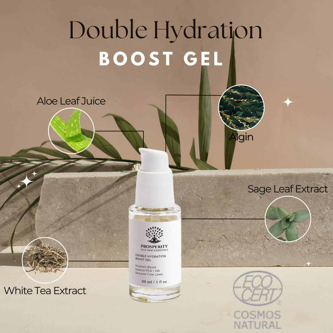 Ultra‑Light Hydration Gel with Hyaluronic Acid for Dewy, Melanin‑Rich Skin.