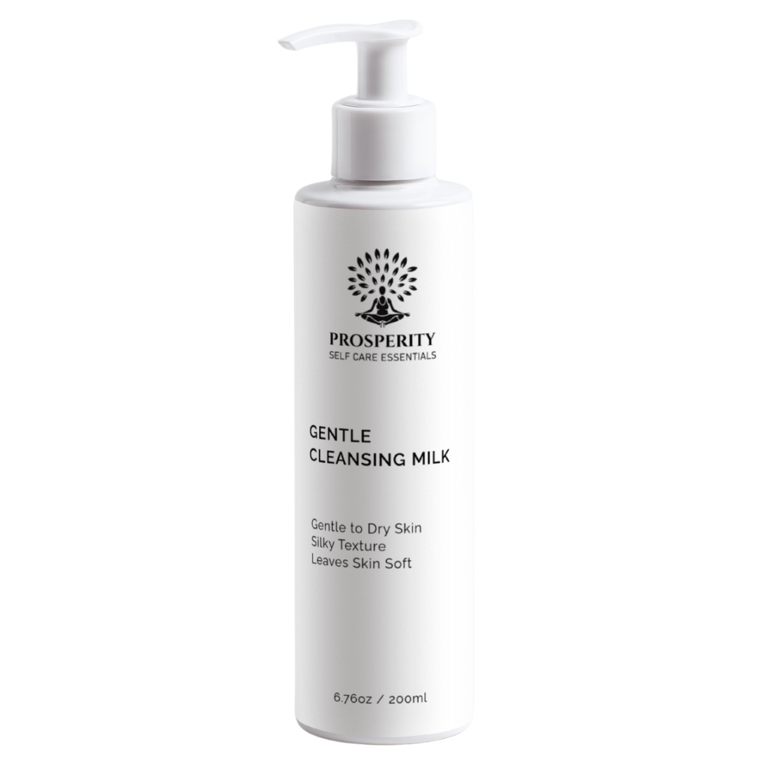 Creamy Vegan Cleansing Milk for Dry, Sensitive & Melanin‑Rich Skin.