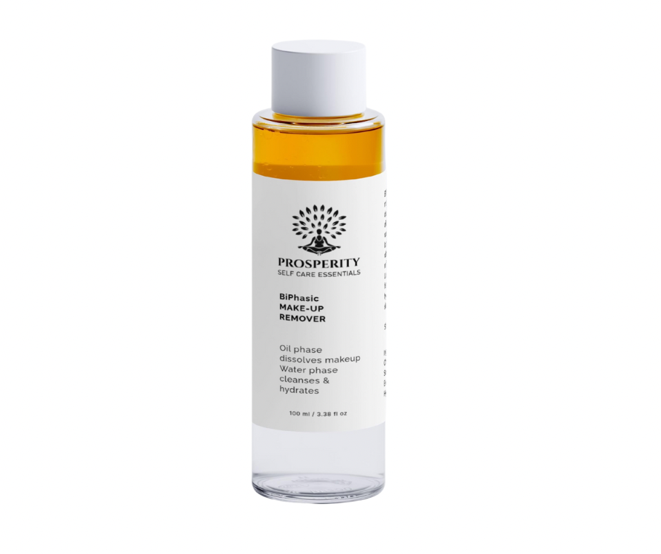 Gentle Bi‑Phase Makeup Remover for Waterproof & Sensitive Skin Types.