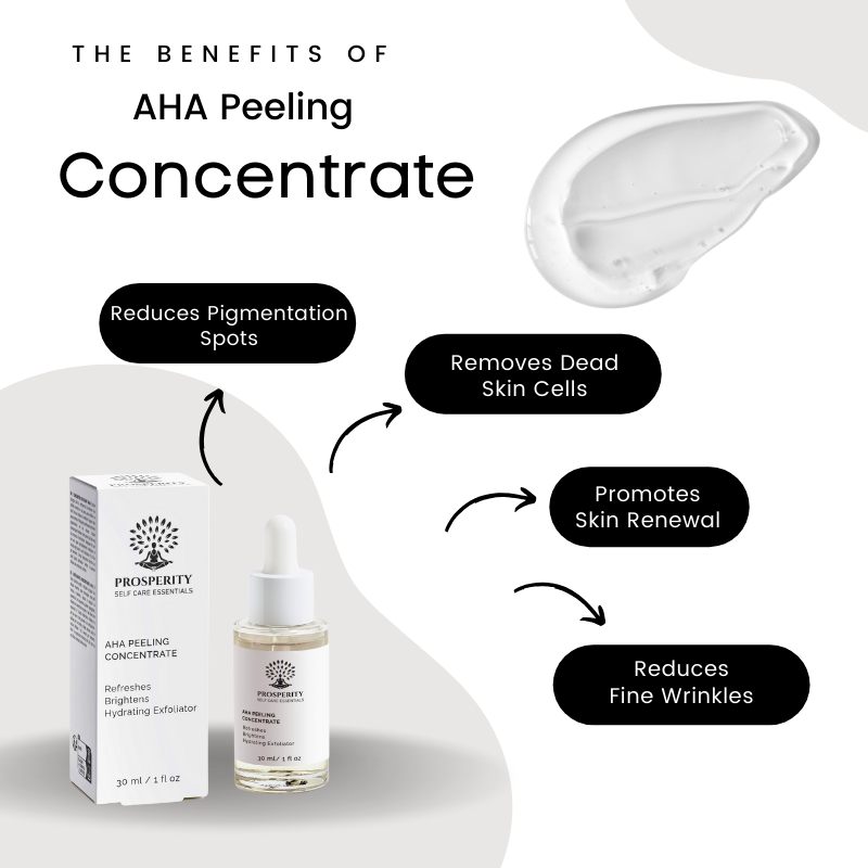 Gentle AHA Peeling Serum for Smooth, Radiant & Melanin‑Rich Skin.