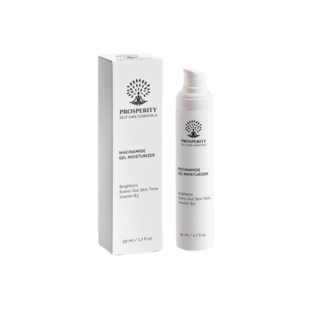 Lightweight Niacinamide Gel Moisturizer for Oily, Acne‑Prone & Melanin‑Rich Skin.