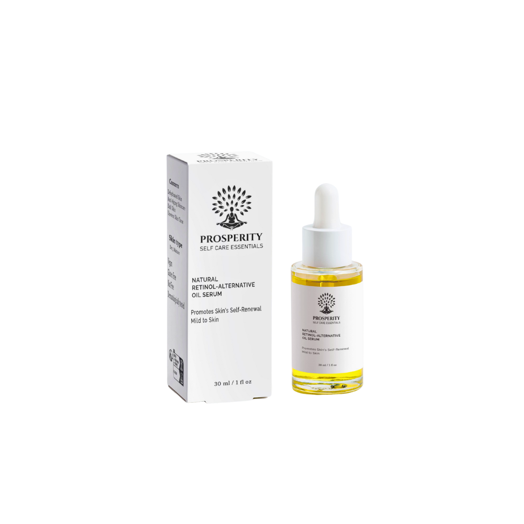 Bakuchiol Oil Serum (Retinol Alternative) for Sensitive, Melanin‑Rich Skin.
