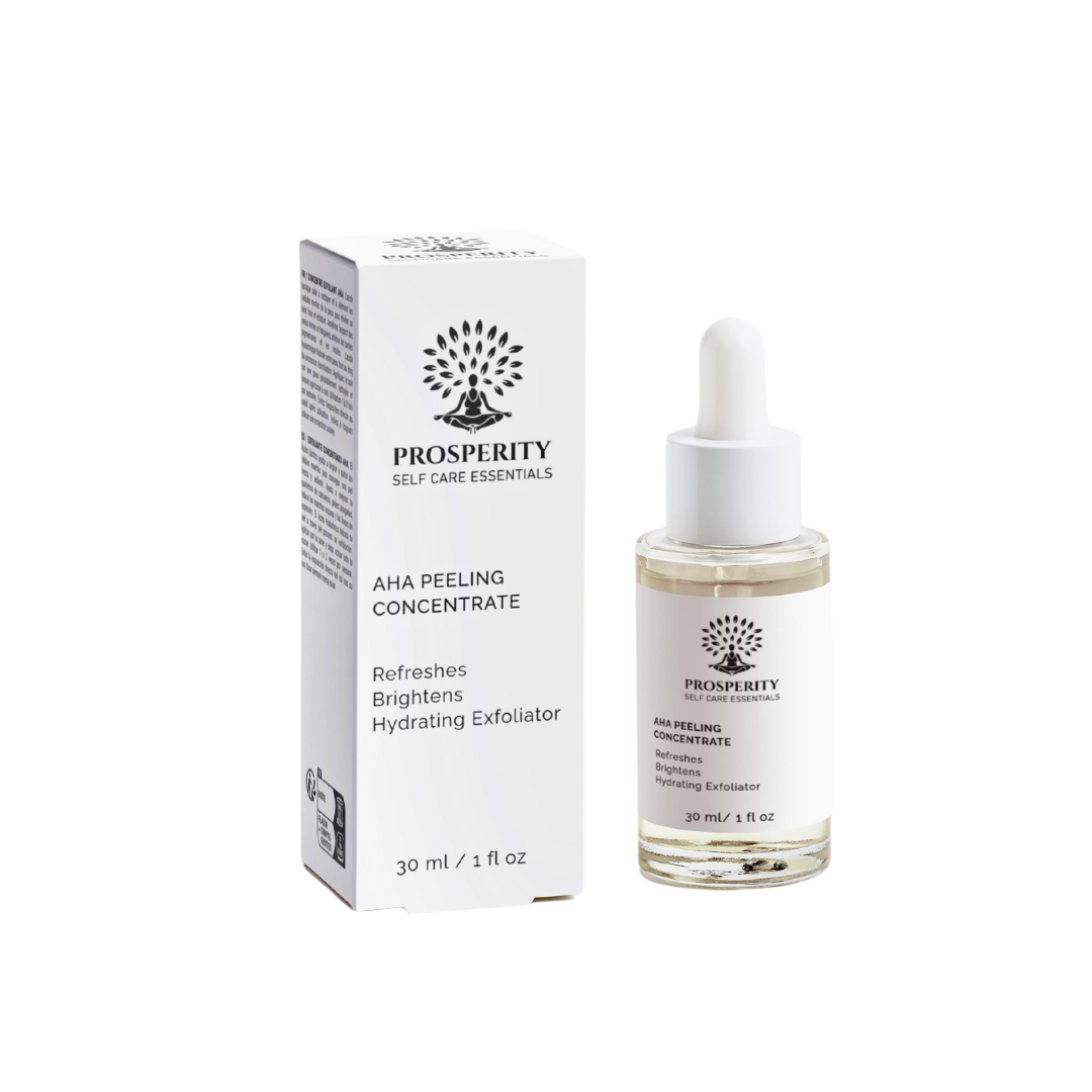 Gentle AHA Peeling Serum for Smooth, Radiant & Melanin‑Rich Skin.
