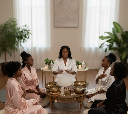 Luxurious Reiki session complemented by a soothing sound bath for ultimate relaxation and holistic wellness