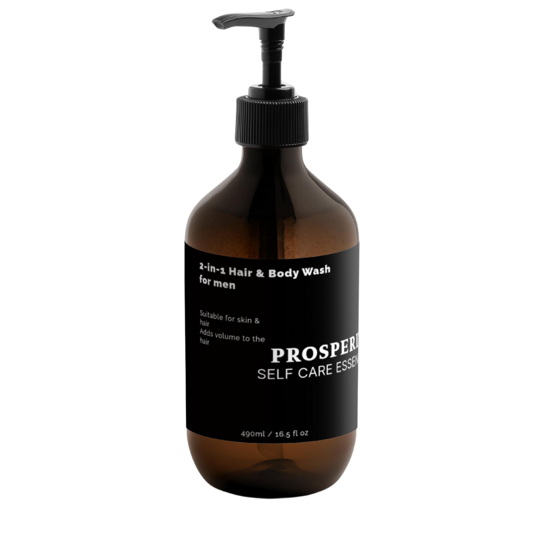 Sulfate‑Free 2‑in‑1 Hair & Body Wash for Men – Clean, Hydrate & Freshen.